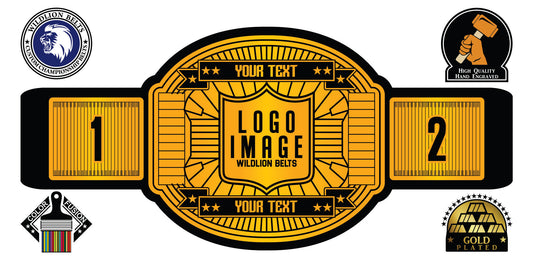 Fantasy Football Custom Championship belt- Gold